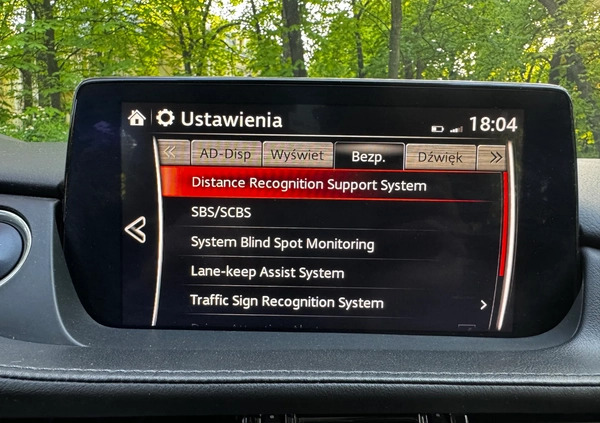 Mazda 6 cena 69900 przebieg: 189000, rok produkcji 2018 z Sosnowiec małe 742
